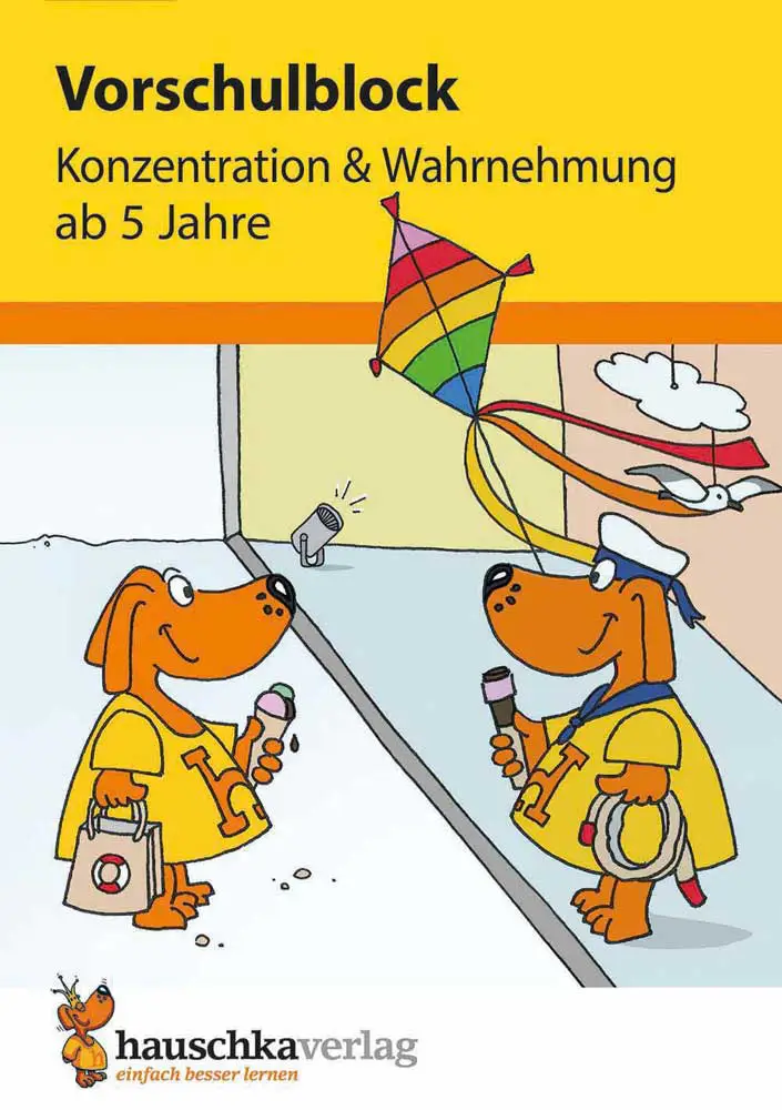 Hauschka Verlag 623 Vorschulblock - Konzentration und Wahrnehmung