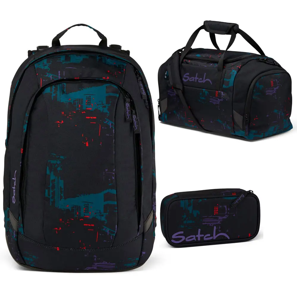 Satch Air Schulrucksack-Set 3tlg