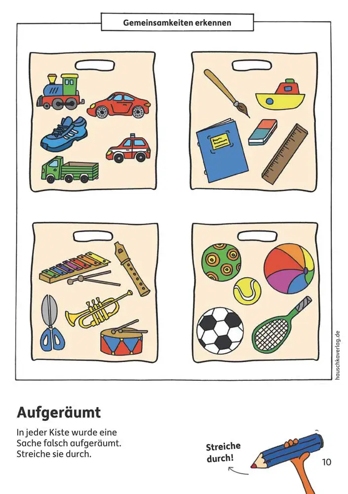 Hauschka Verlag 619 Kindergartenblock - Gemeinsamkeiten & Unterschiede