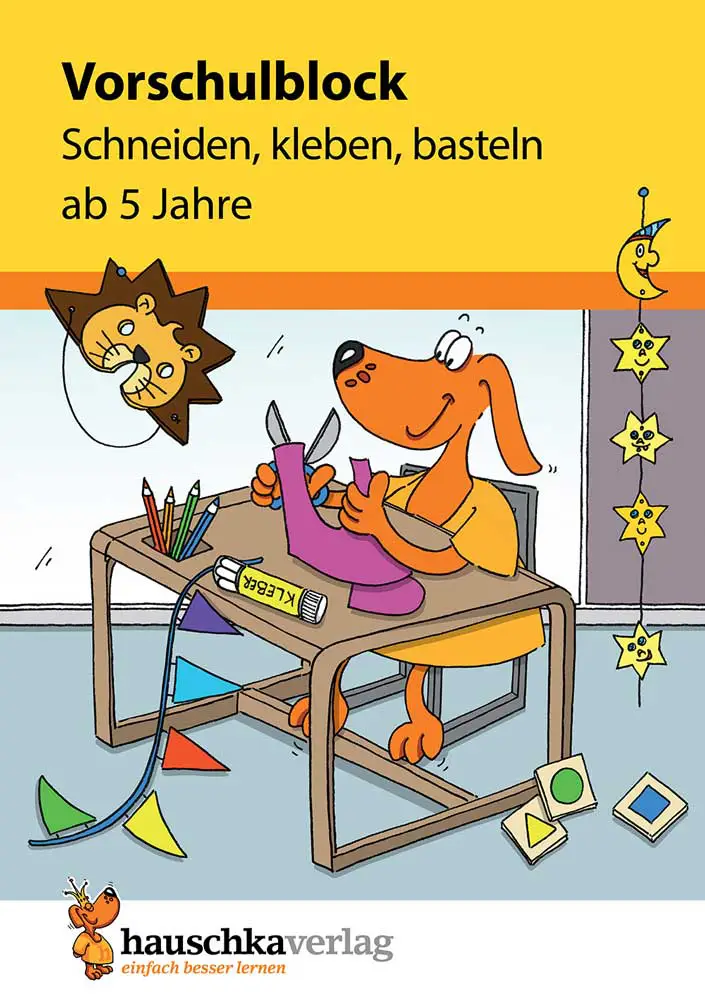 Hauschka Verlag 618 Vorschulblock - Schneiden, kleben, basteln