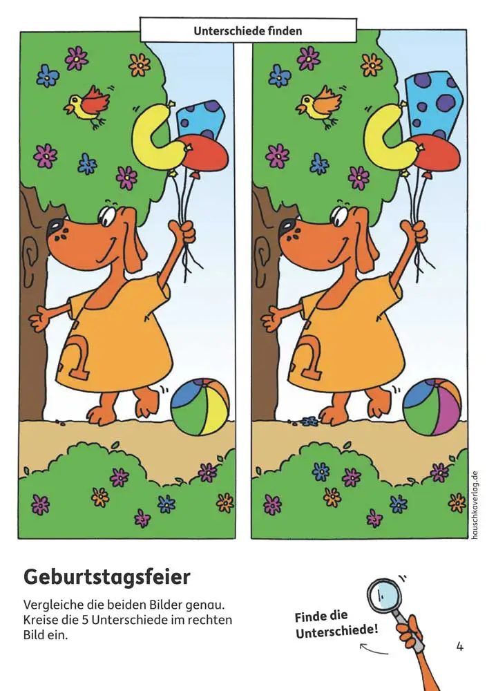 Hauschka Verlag 619 Kindergartenblock - Gemeinsamkeiten & Unterschiede