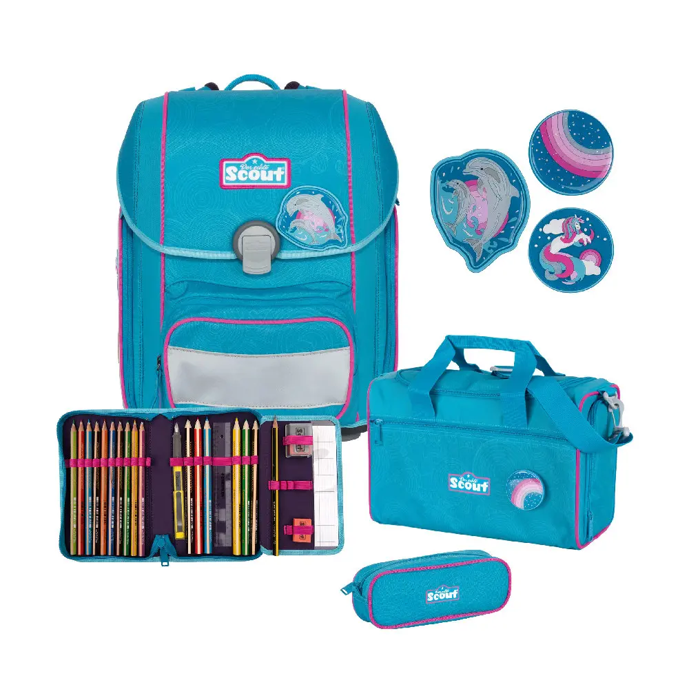 Scout Genius Schulranzen-Set 4tlg ST