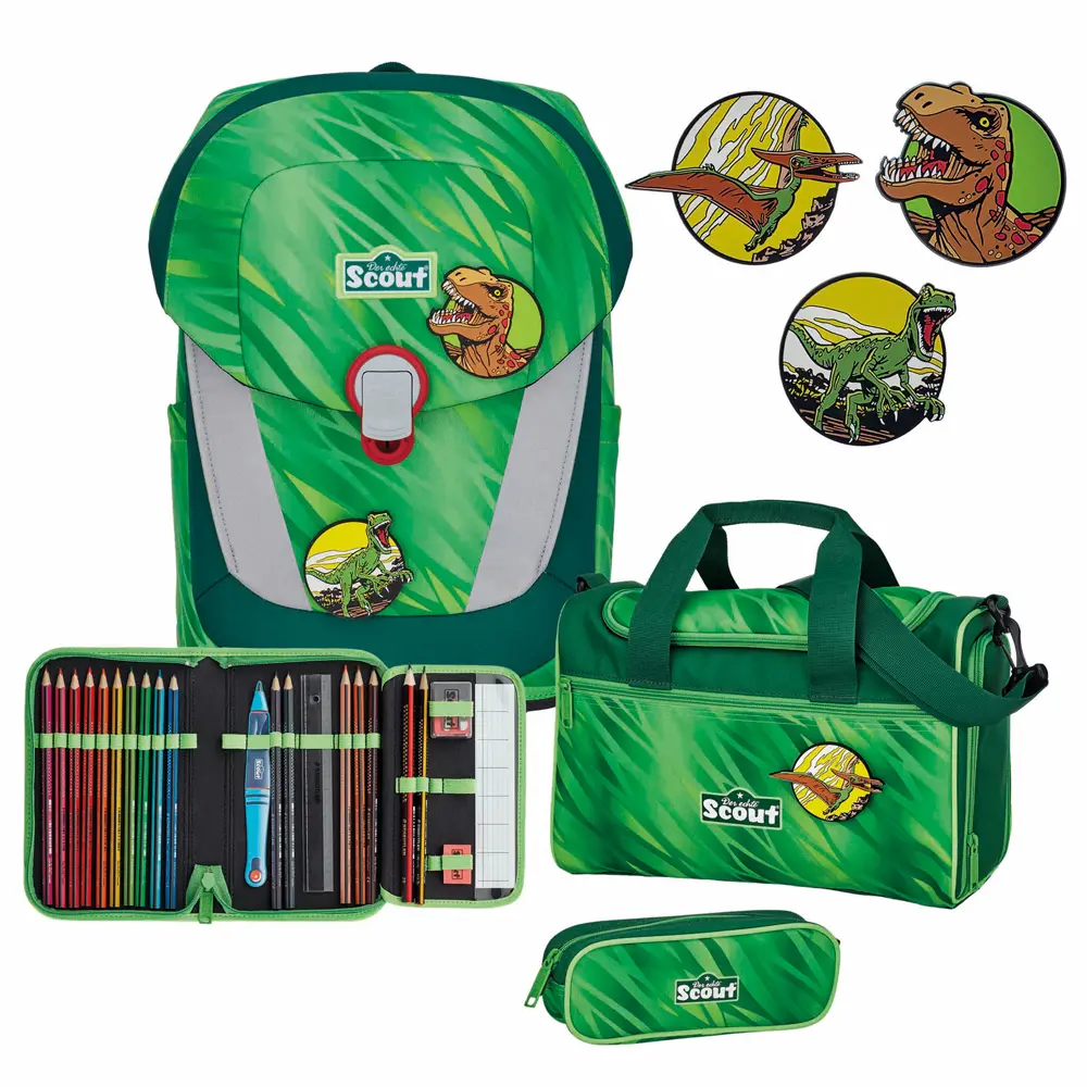 Scout Sunny II Lightweight Schulranzen-Set 4tlg