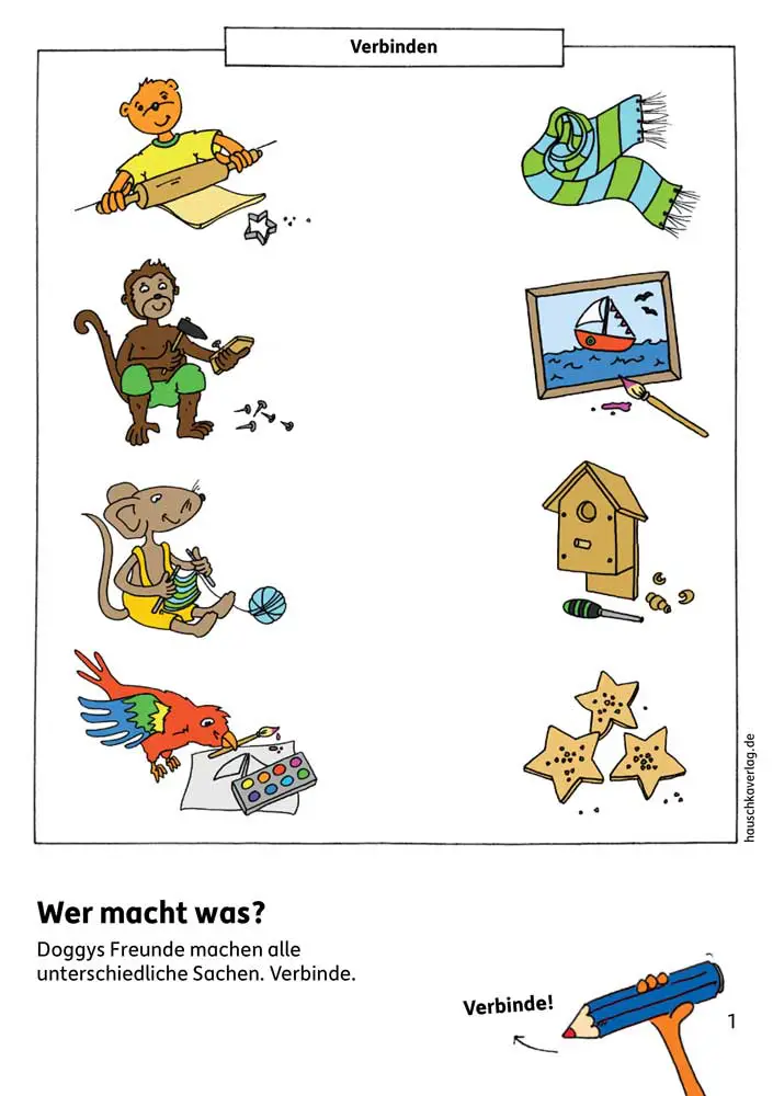 Hauschka Verlag 622 Kindergartenblock - Verbinden, vergleichen, Fehler finden