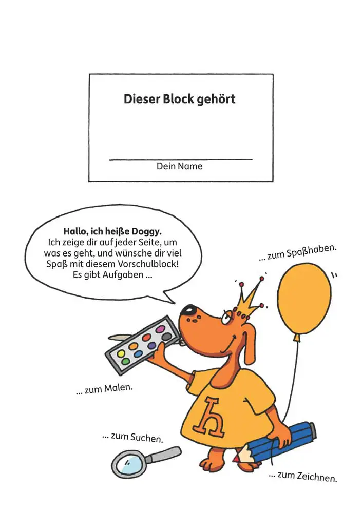 Hauschka Verlag 625 Vorschulblock - Fit zum Schuleintritt