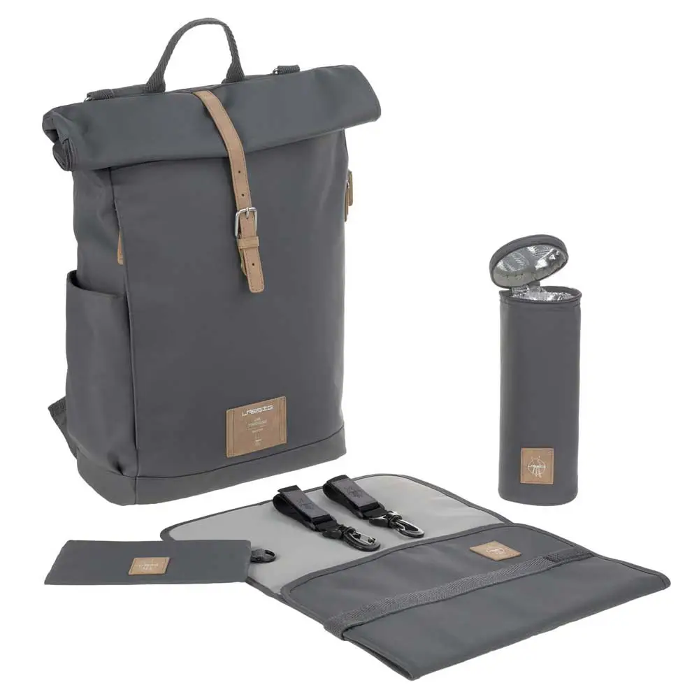 LÄSSIG Rolltop Wickelrucksack