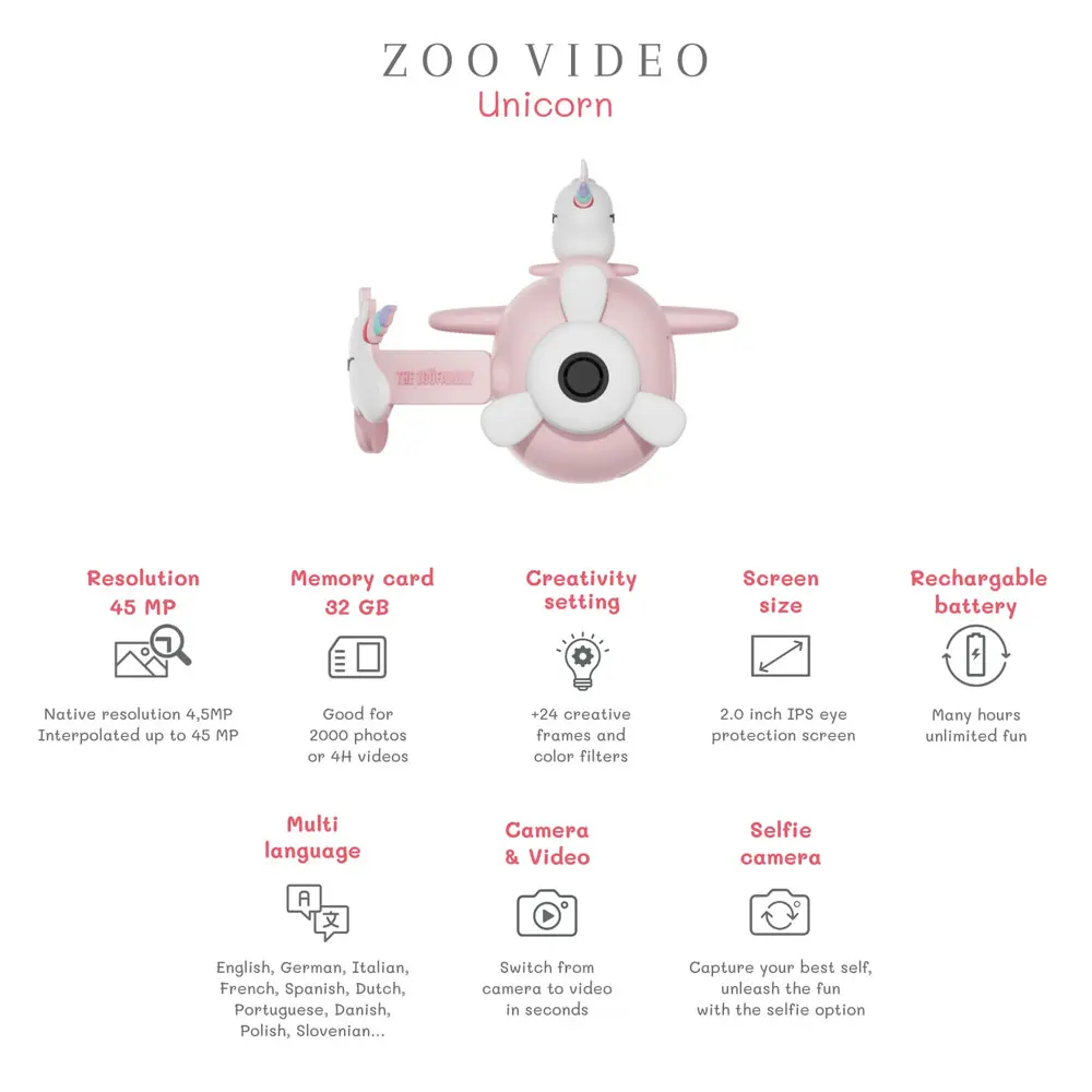 The Zoofamily Zoo Video V1 Kinder-Videokamera