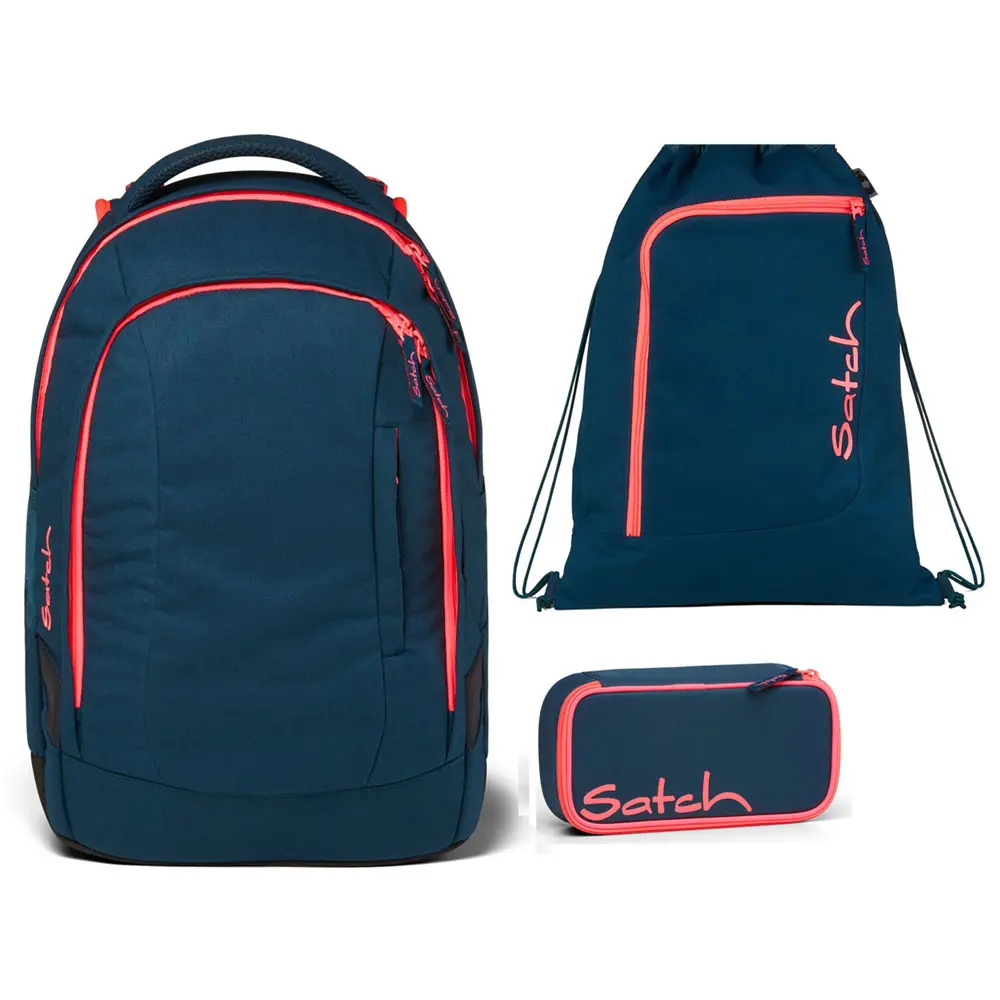 Satch Sleek Schulrucksack-Set 3tlg