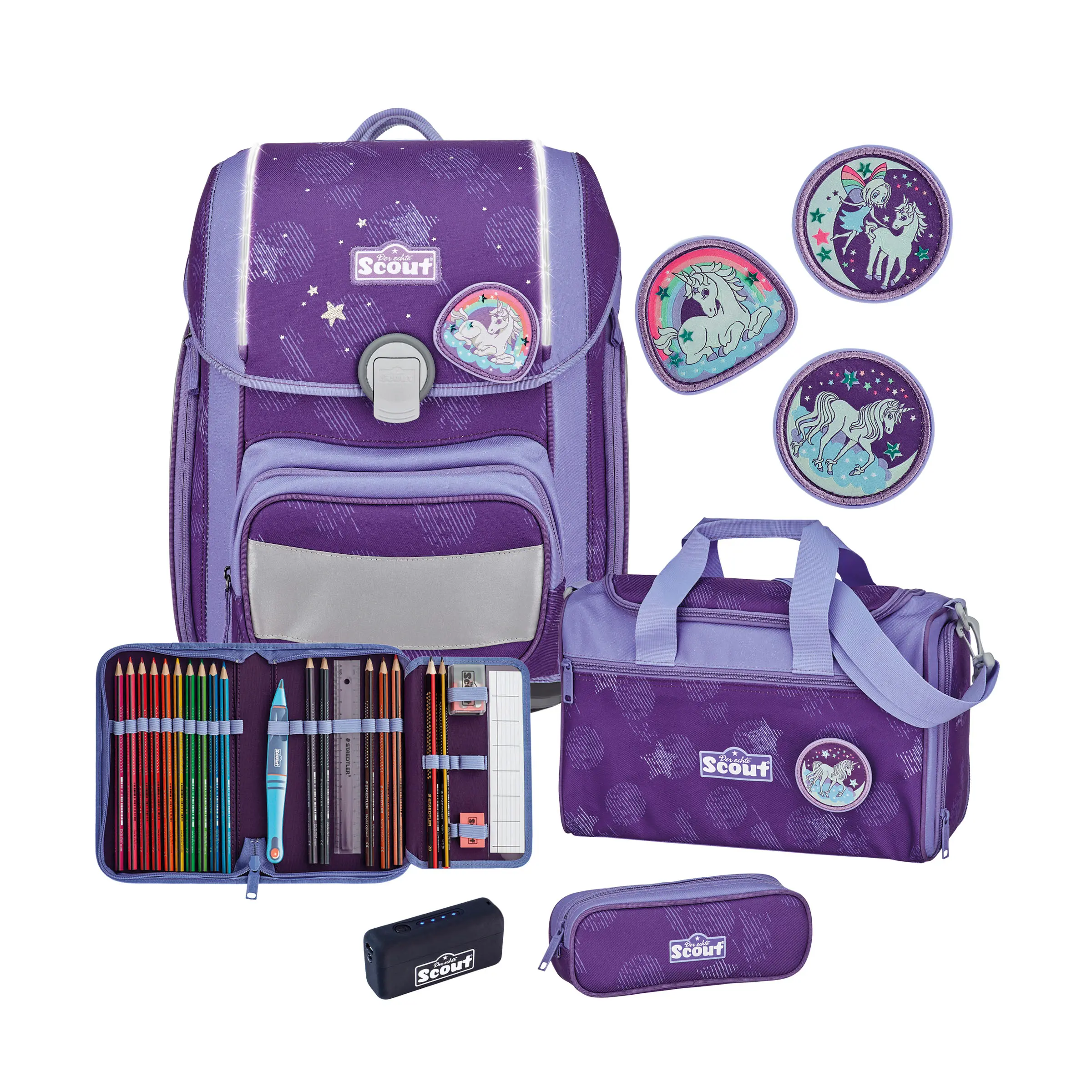 Scout Genius Schulranzen-Set 4tlg ST