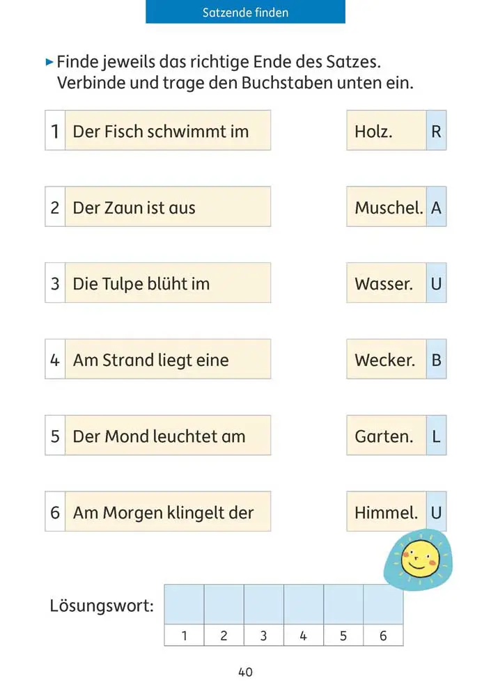 Hauschka Verlag 660 Quer durch die 1. Klasse, Lesen üben