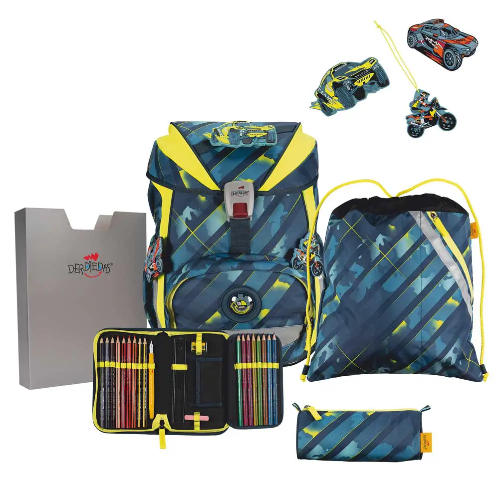 DerDieDas ErgoFlex Schulrucksack-Set 5tlg