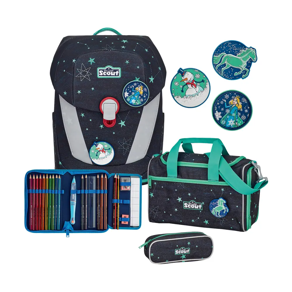 Scout Sunny II Schulranzen-Set 4tlg ST