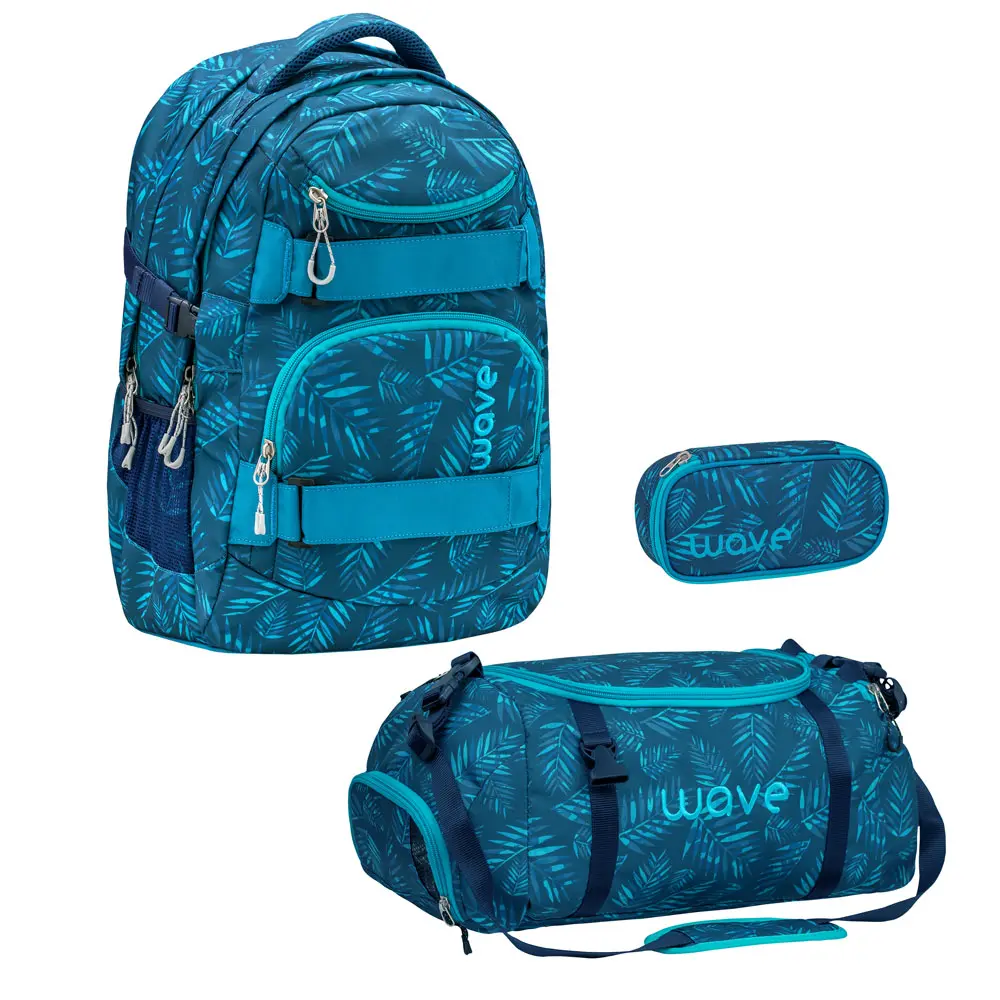 Wave Infinity Schulrucksack-Set 3tlg