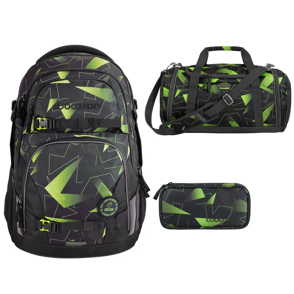 coocazoo PORTER Schulrucksack-Set 3tlg